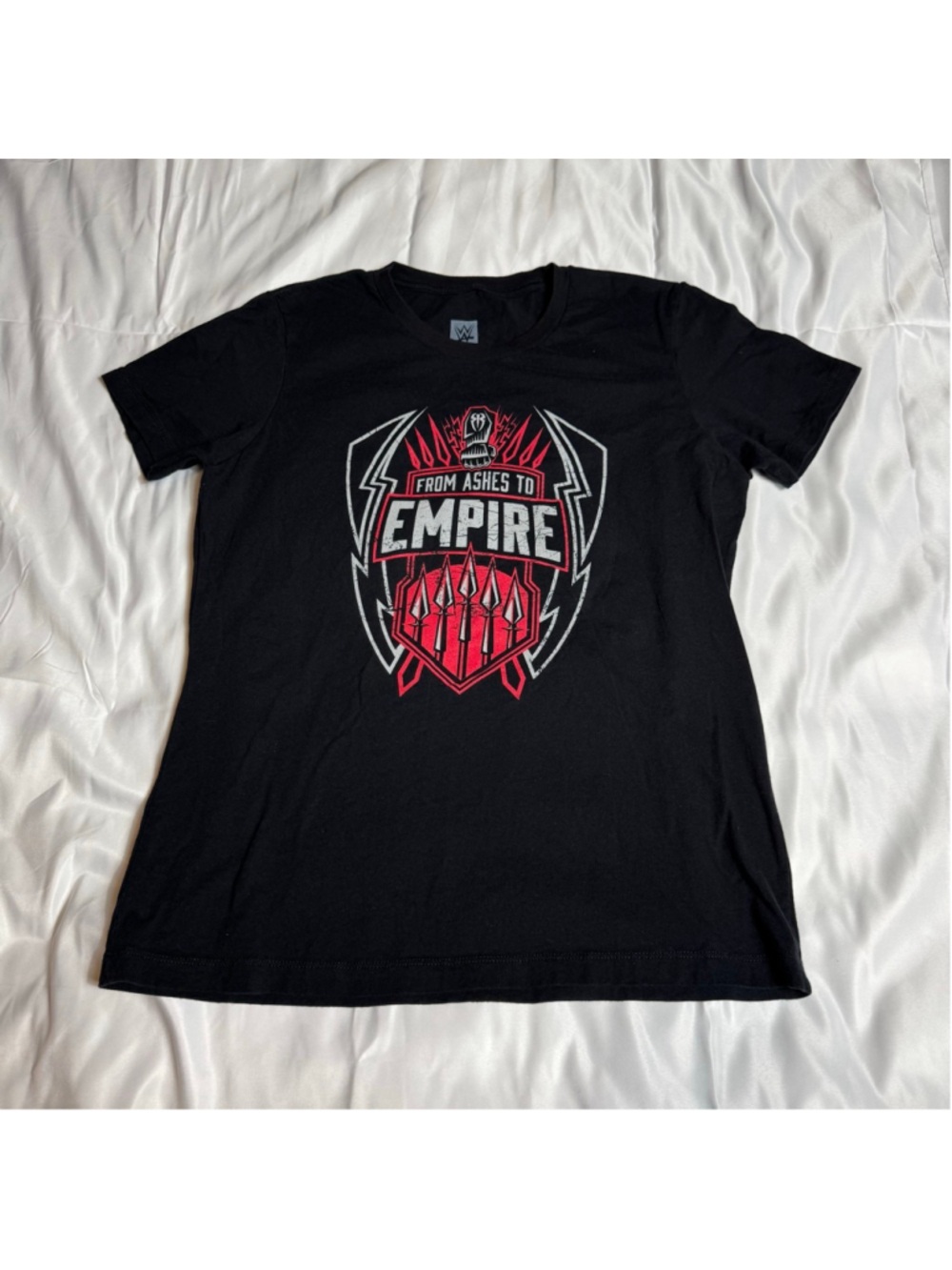 Women's WWE Black Red From Ashes To Empire Short Sleeve Tee XL